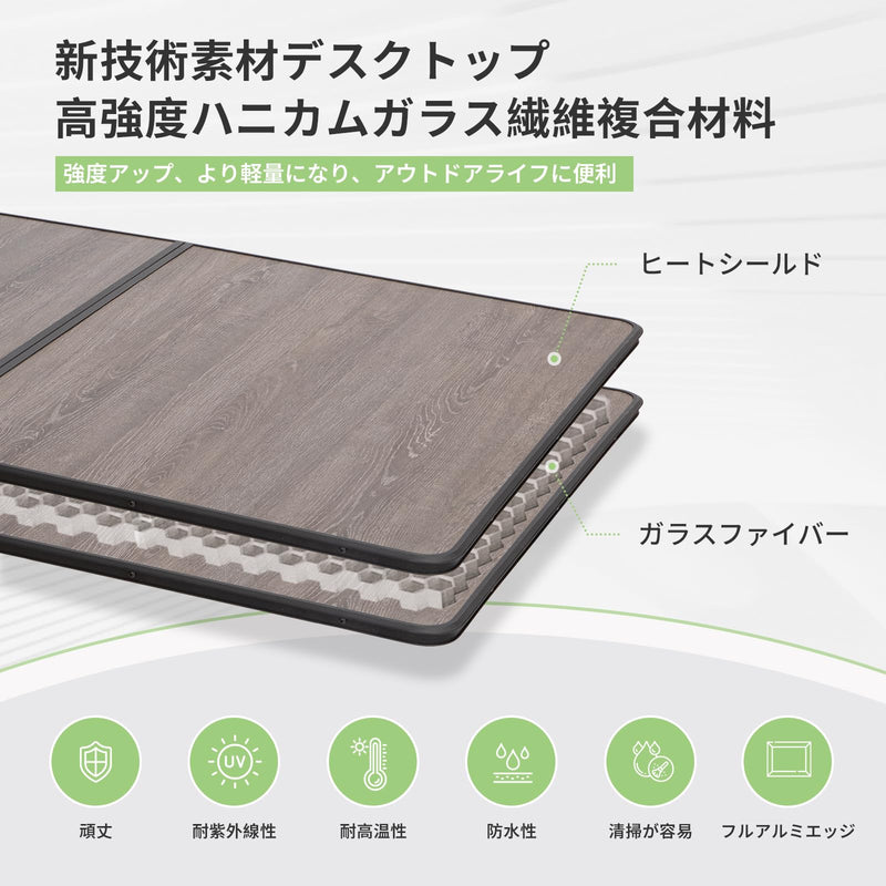 ギャラリービューアに画像をロードする, KingCamp キャンプ テーブル