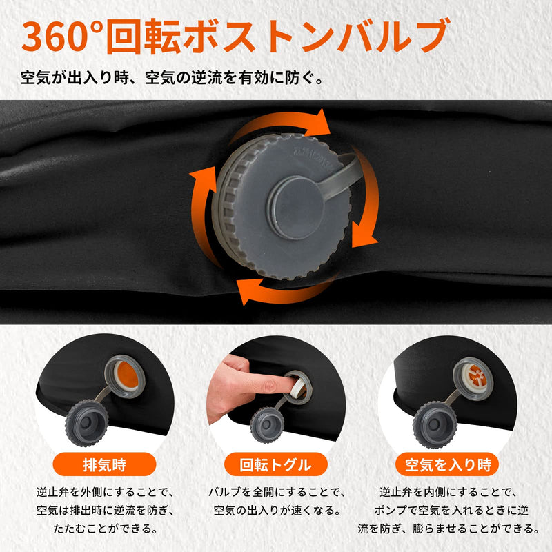 ギャラリービューアに画像をロードする, KingCamp インフレーターマット キャンプ エアーマット