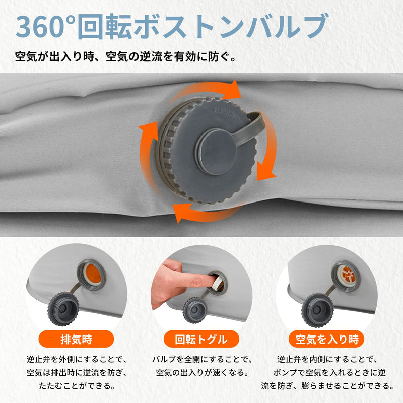 ギャラリービューアに画像をロードする, KingCamp インフレーターマットキャンプ エアーマット