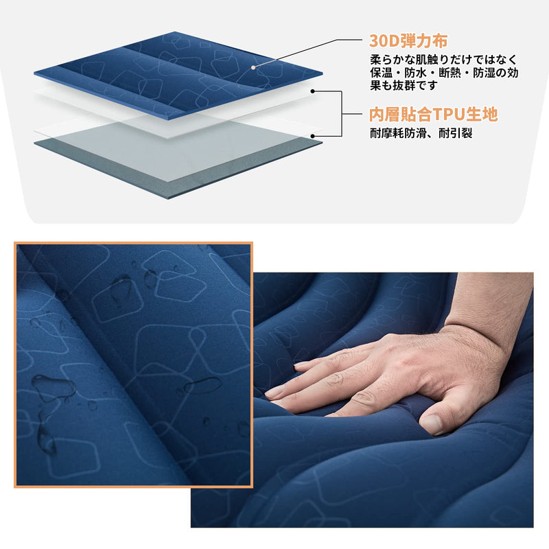 ギャラリービューアに画像をロードする, KingCamp エアーマットキャンプマットテント用折り畳みマット