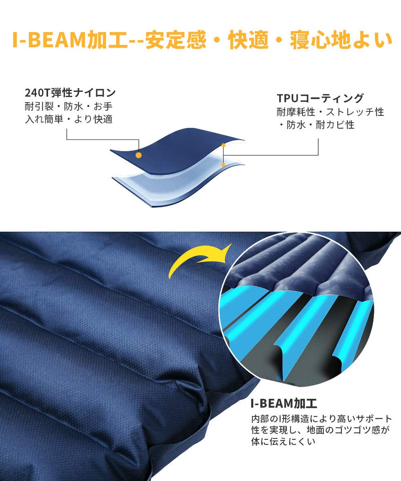 ギャラリービューアに画像をロードする, KingCamp エアーマットアウトドア キャンプマットシングル