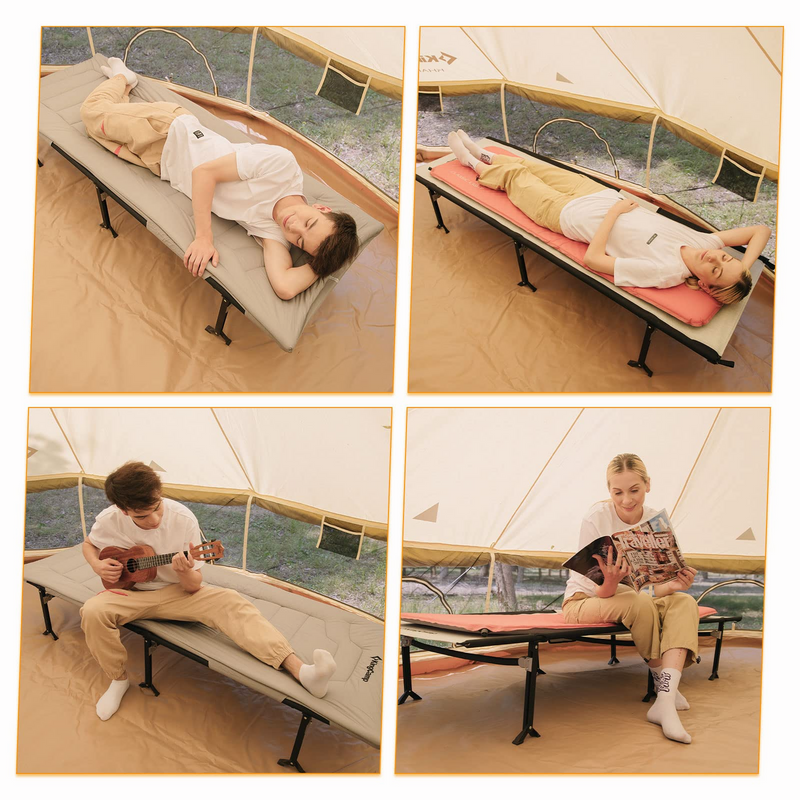 ギャラリービューアに画像をロードする, KingCamp 幅を広く キャンプコット