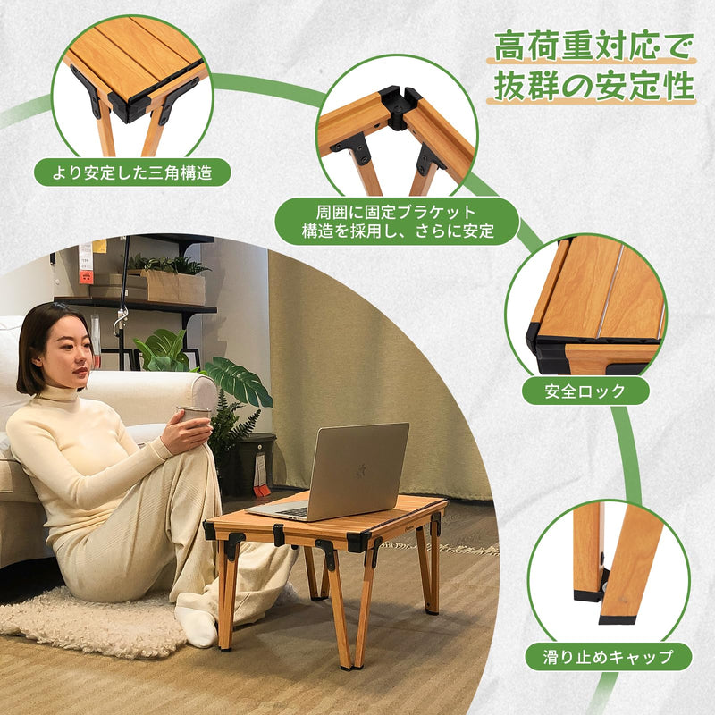 ギャラリービューアに画像をロードする, KingCamp アウトドアテーブル折り畳みキャンプ テーブル超軽量