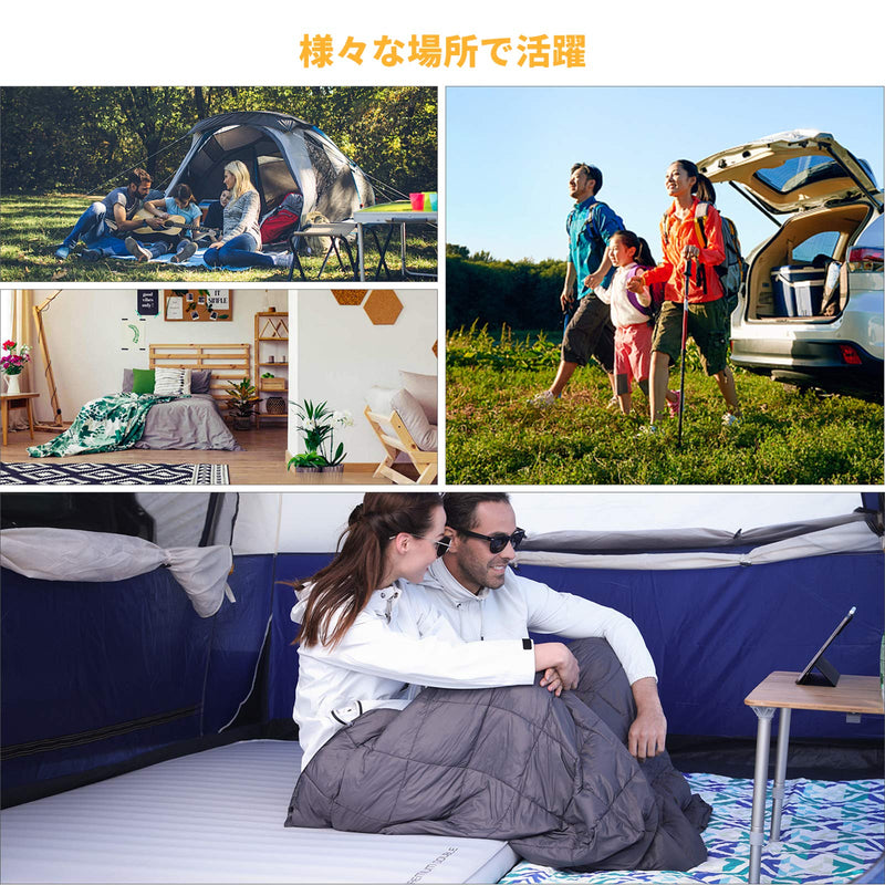 ギャラリービューアに画像をロードする, KingCamp 極厚インフレーターマットキャンプ用マット