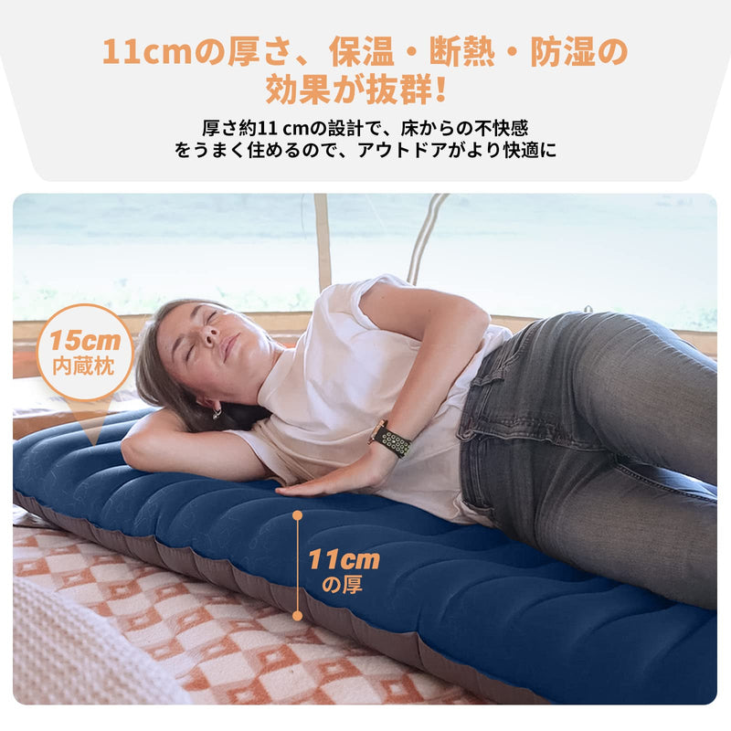 ギャラリービューアに画像をロードする, KingCamp エアーマットキャンプマットテント用折り畳みマット