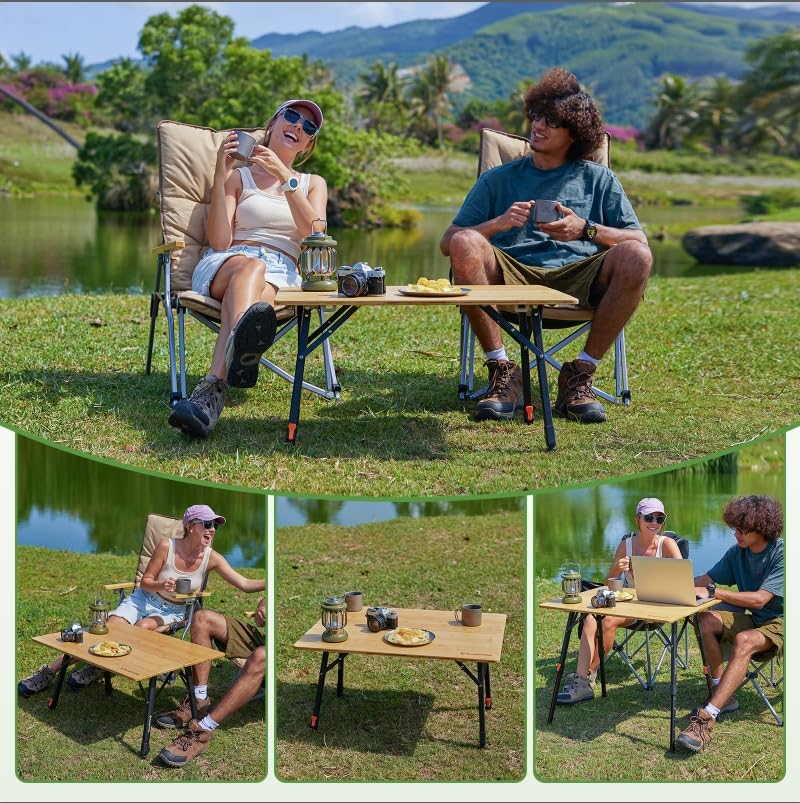 ギャラリービューアに画像をロードする, KingCamp キャンプ テーブル 折り畳み