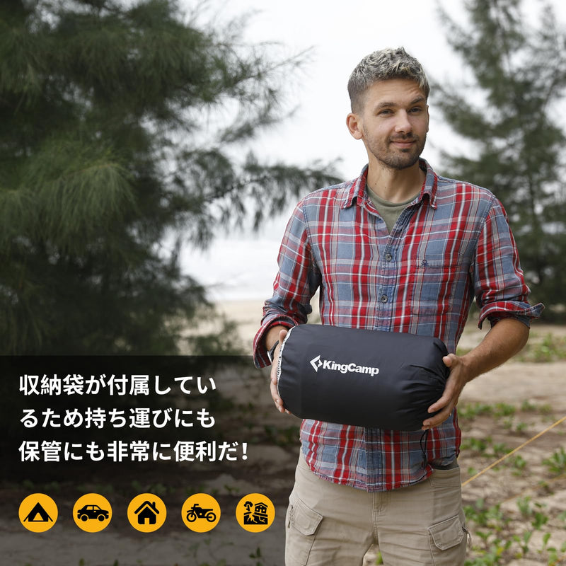 ギャラリービューアに画像をロードする, KingCamp コット用マット折りたたみ超軽量滑り止め固定可能 コンパクトキャンプマット