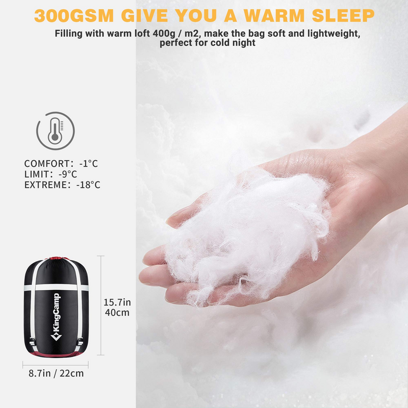 ギャラリービューアに画像をロードする, KingCamp 封筒型 寝袋