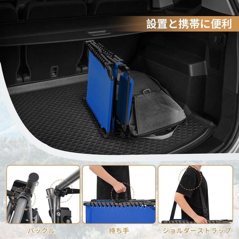 ギャラリービューアに画像をロードする, KingCamp サマーベッド 折畳み 3way 5段階調節