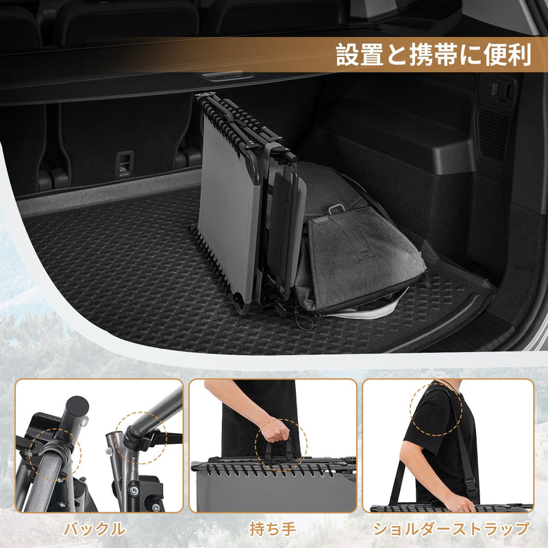 ギャラリービューアに画像をロードする, KingCamp サマーベッド 折畳み 3way 5段階調節