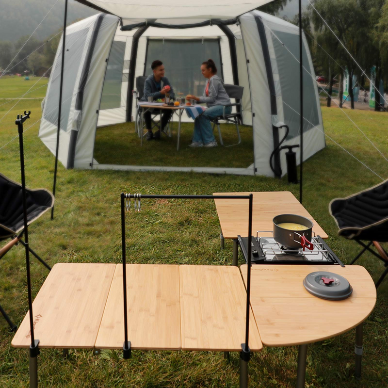 ギャラリービューアに画像をロードする, KingCamp 6点セット バーベキューテーブル