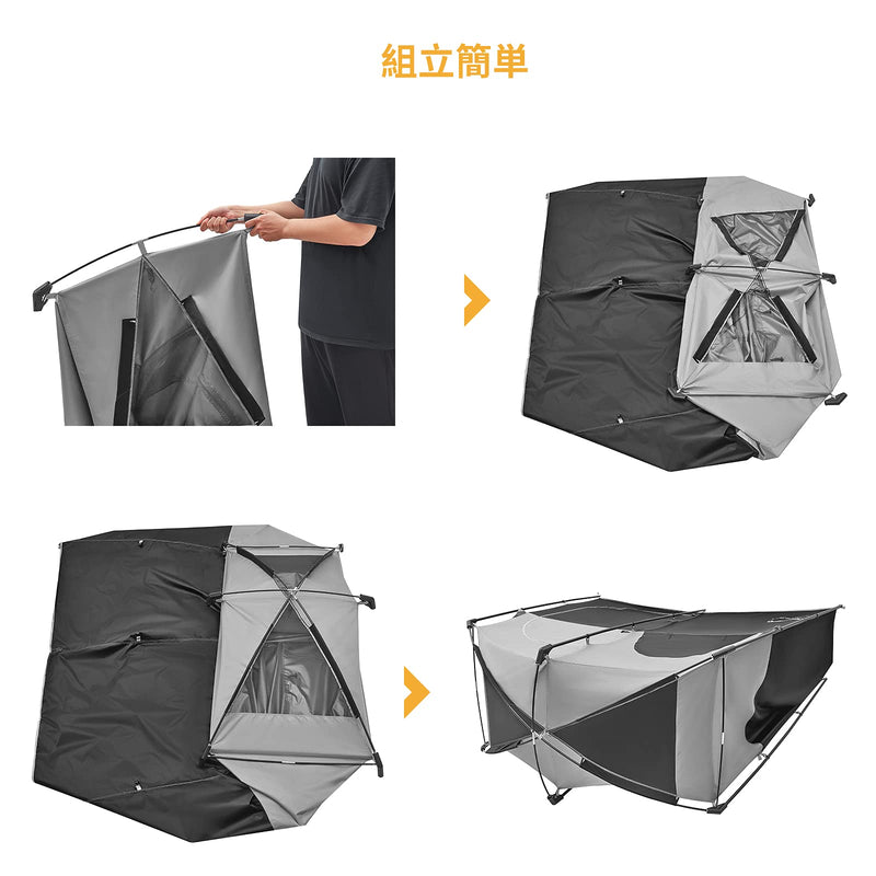 ギャラリービューアに画像をロードする, KingCamp ダブルルームシャワーテント 着替えテント