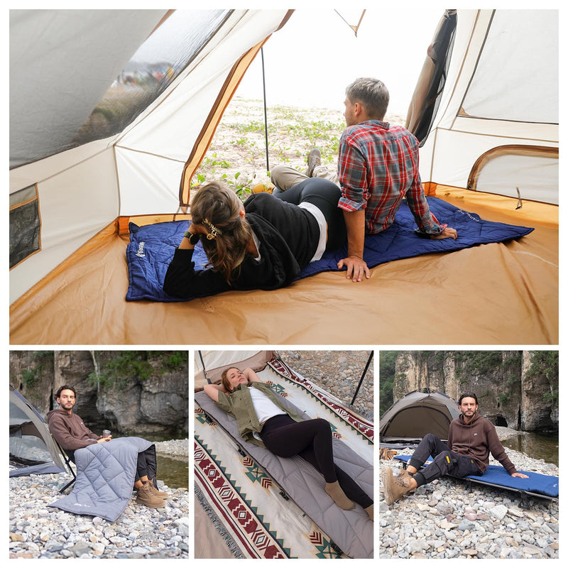 ギャラリービューアに画像をロードする, KingCamp コット用マット折りたたみ超軽量滑り止め固定可能 コンパクトキャンプマット