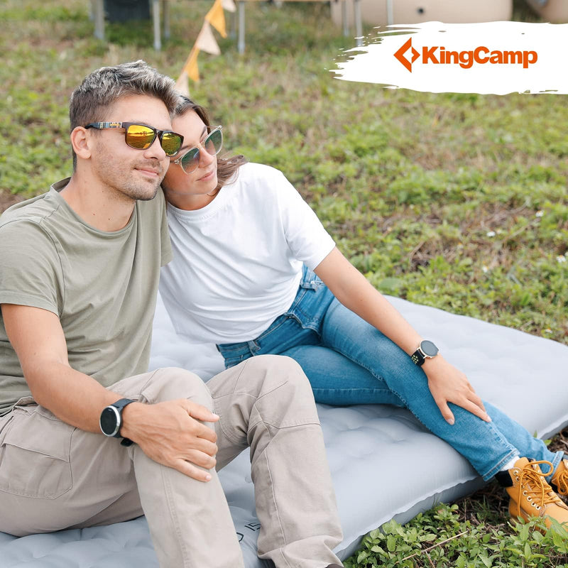 ギャラリービューアに画像をロードする, KingCamp キャンピング用寝マット2人用厚さ15cmダブルエアマットレス