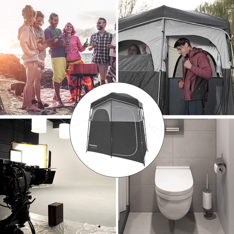 ギャラリービューアに画像をロードする, KingCamp ダブルルームシャワーテント 着替えテント