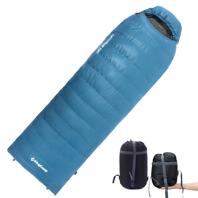 ギャラリービューアに画像をロードする, KingCamp 高級ダウン 封筒型寝袋