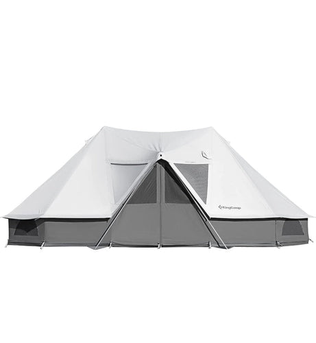 KingCamp 210gポリコットンワンポール大型ベルテント8~12人用四季適用キャンプホテルテント