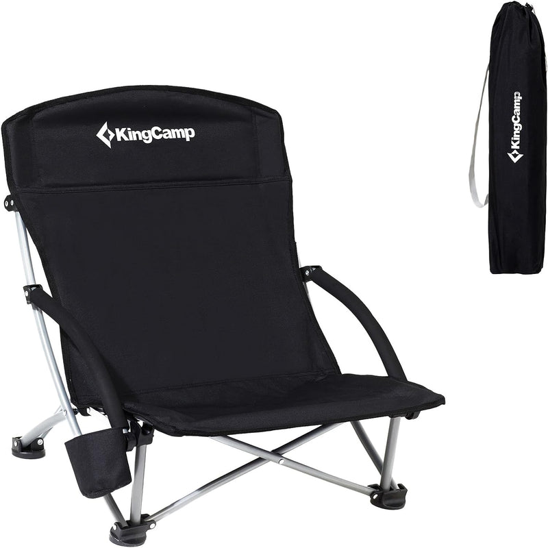 ギャラリービューアに画像をロードする, KingCamp アウトドアチェア 折りたたみ あぐらチェア ハイバック ローチェア 耐荷重136kg 収納バッグ付き コンパクト イス キャンプ椅子 お釣り ビーチ 登山
