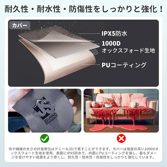 KingCamp QUBIQTRIO エアーソファー 【KingCampxJOURNAL STANDARD FURNITUREコラボ】【Makuake】