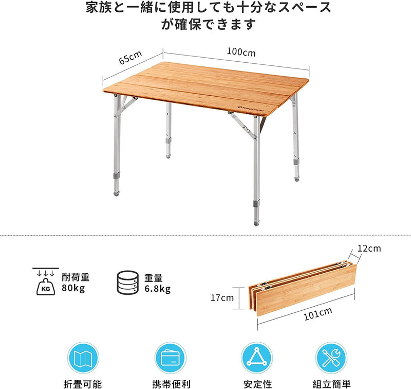 ギャラリービューアに画像をロードする, アウトドアテーブル　サイズ
