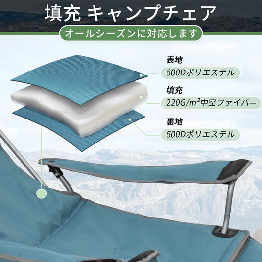 WEJOY 軽量折り畳み式ストレッチラウンジチェア
