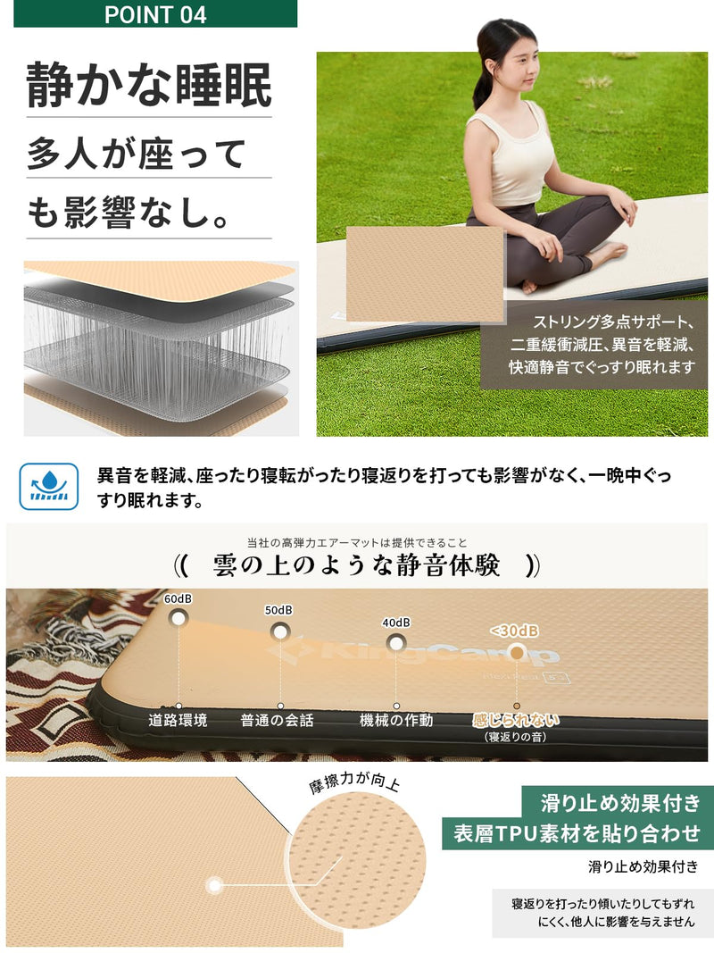 ギャラリービューアに画像をロードする, KingCamp エアーマット キャンプ インフレーターマット
